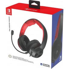 Наушники для Nintendo Switch Gaming Headset Pro (HORI, красно-черный), ,